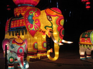 elephant lantern